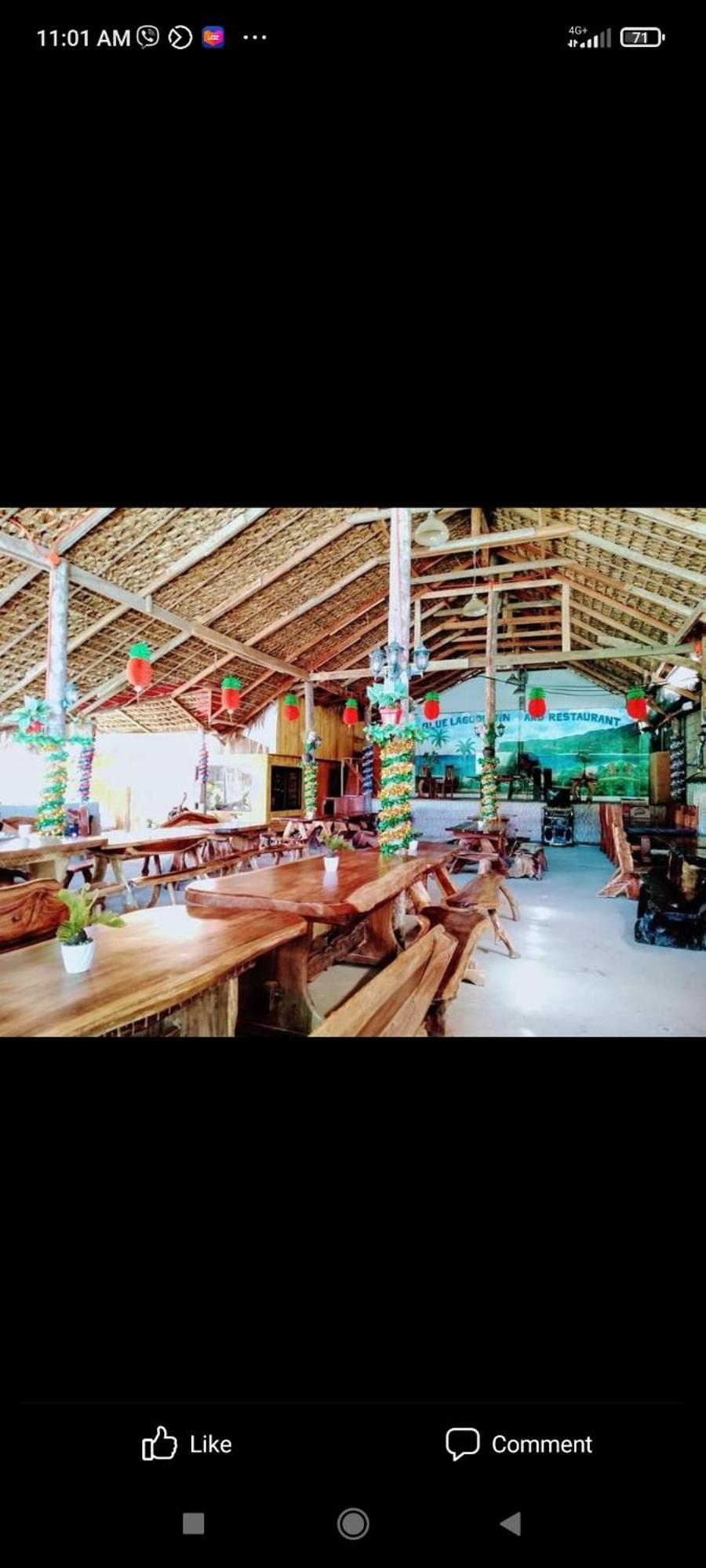 Blue Lagoon Inn And Restaurant, Pagudpud Mabubua Dış mekan fotoğraf
